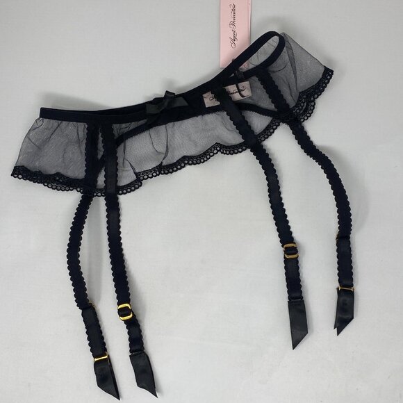 Agent Provocateur Kay Black Suspender AP3 Medium NWT